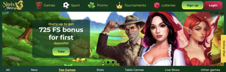 Slots Muse Casino Review